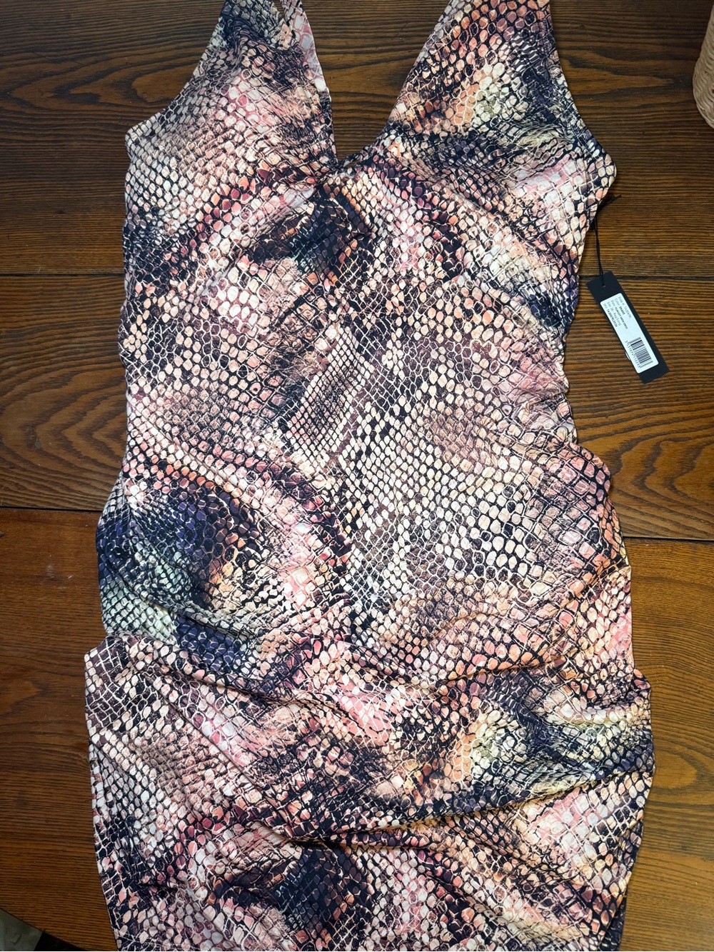 Ta3 Plungey Swim Dress - Snake - 3x Reg/Long - Picture 2 of 5